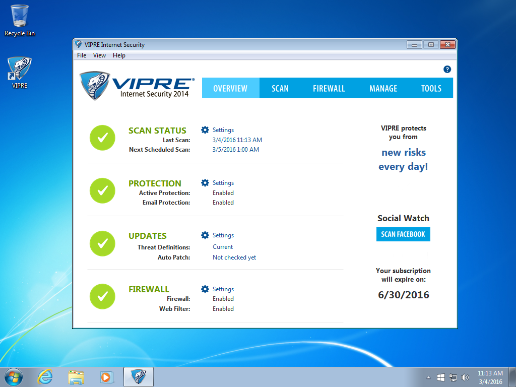 serial key for vipre antivirus